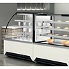HorecaTraders Refrigerated display case for pastries and cakes 126x805x130 cm