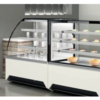 Refrigerated display case for pastries and cakes 126x805x130 cm