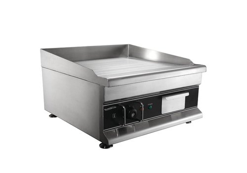  Combisteel Elektrische Grillplatte | Glatt | Edelstahl | 50x52cm 