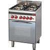 Gastro-M Gas stove with gas oven | 4 Burners