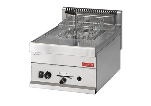  Gastro-M Friteuse à gaz en acier inoxydable 8 litres 