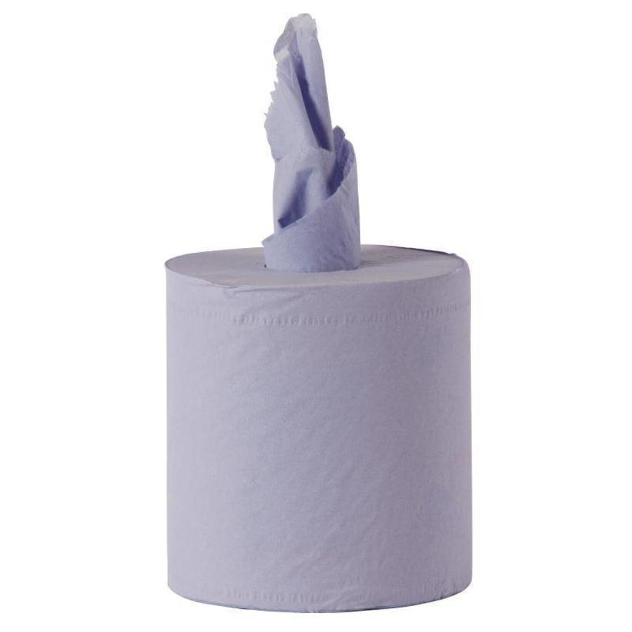 Navulling voor centrefeed handdoekdispenser blauw (6 stuks)