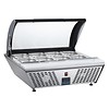 Polar Refrigerated preparation counter with stainless steel cutting board