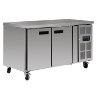 Refrigerated workbench stainless steel | 86x136x60cm