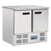 Refrigerated workbench with marble worktop | 88 x 90 x 70 cm