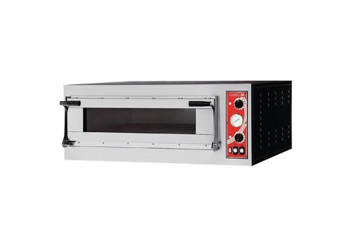  Gastro-M Stainless Steel Pizza Oven 1 Oven Chamber 3000 Watt | 4 Pizzas 