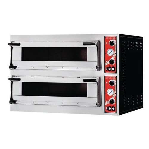  Gastro-M Four à pizza en acier inoxydable 6000 watts | 8 pizzas 