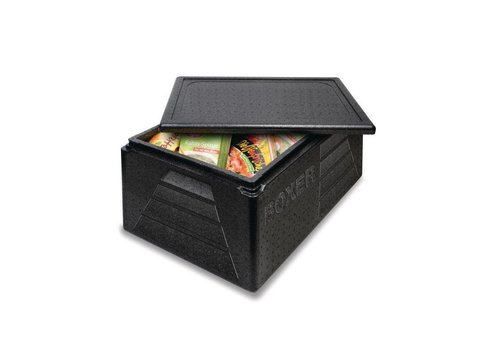  HorecaTraders Thermobox Polypropylène | Noir 
