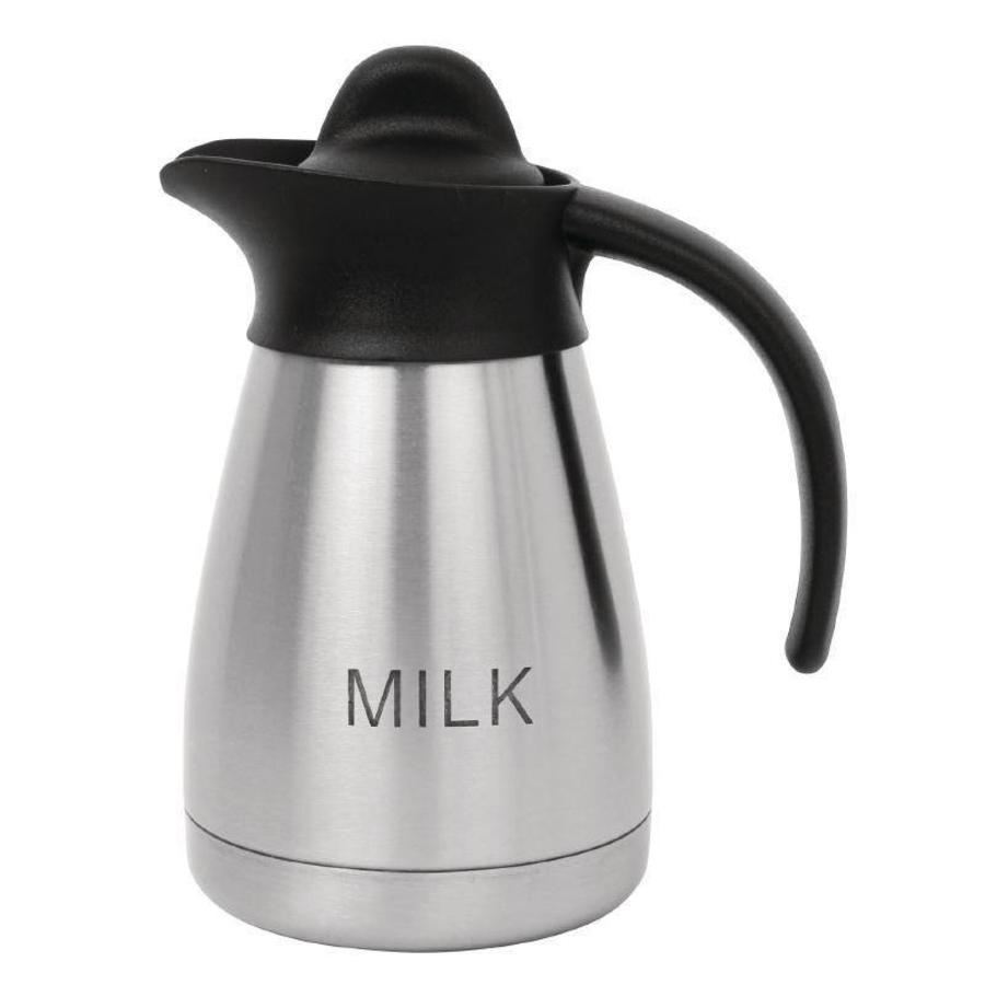 HorecaTraders Milk Frother Stainless Steel | 100cl