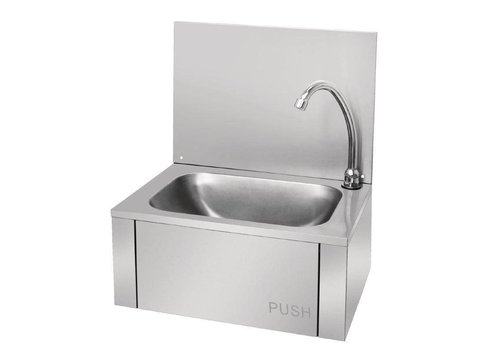  Vogue Wash Basin with Knee Control | stainless steel 