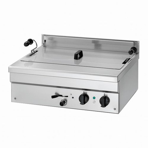  HorecaTraders Gasfritteuse für Donuts und Fisch 18 Liter 