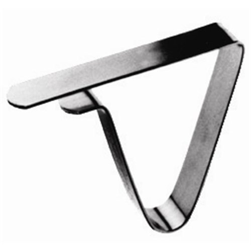  HorecaTraders Stainless Steel Table Clip | 4 pieces 