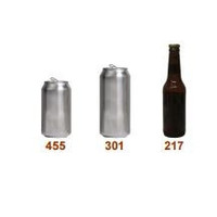 Soft Drinks Fridge with Left-Hinged Glass Door | 60x60x185 cm