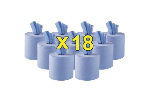  HorecaTraders Towel rolls | 2 colors | 18 rolls 