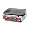 HorecaTraders Plaque de cuisson double | gaz | 62x51x30 cm