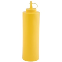 Soßen-Quetschflasche Ø7x24cm | 3 Farben | Pro 5 Stück