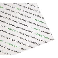 Papier sulfurisé frais et savoureux
