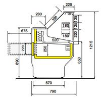 Display Case Counter Refrigerated | +4° / +6°