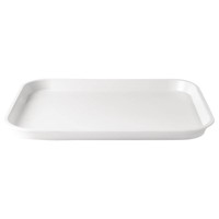 Plateau en plastique blanc | 2 formats