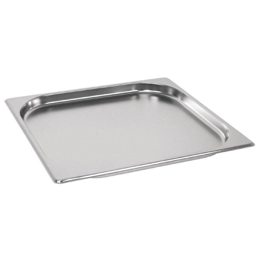 Stainless steel GN container 2/3 | 6 sizes