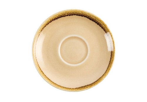  Olympia Kiln Cappuccino Saucers | Sandstone | 14cm | 6 pieces 