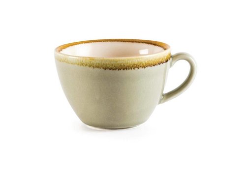  Olympia Kiln Cappuccino Cups | Moss Green | 34cl | 6 pieces 