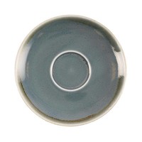 Kiln Cappuccino Saucers | Blue | 14cm | 6 pieces