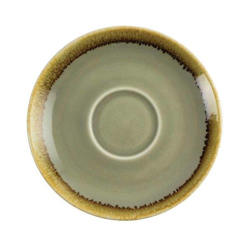  Olympia Kiln Cappuccino Dishes | Moss green | 14cm | 6 pieces 