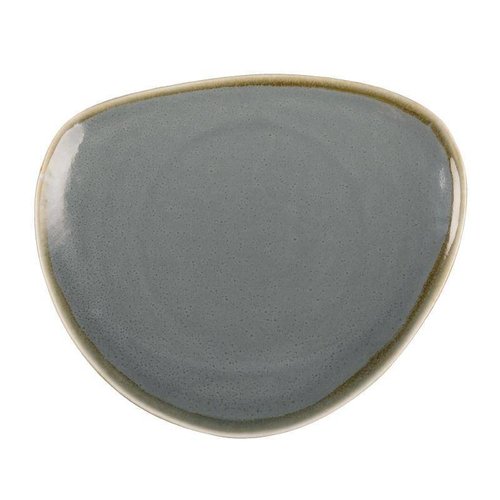  Olympia Kiln Triangular Plates | Blue | 23cm | 6 pieces 