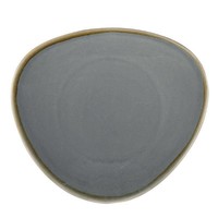 Kiln Triangular Plates | Blue | 28cm | Pack of 6