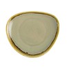 Olympia Kiln Triangular Plates | moss green | 16,5cm | 6 pieces