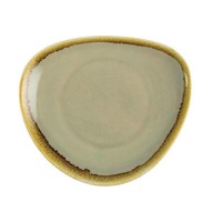 Kiln Triangular Plates | Moss Green | 16.5cm | Pack of 6