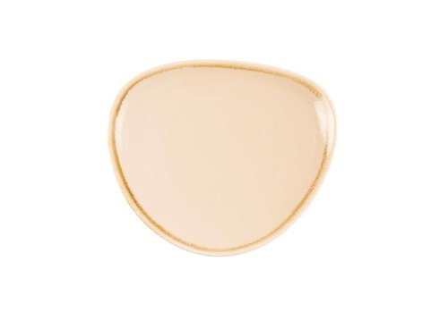  Olympia Sandstone porcelain triangular plates 16.5cm (6 pieces) 