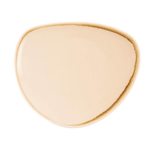  Olympia Kiln Triangular Plates | Sandstone | 23cm | 6 pieces 