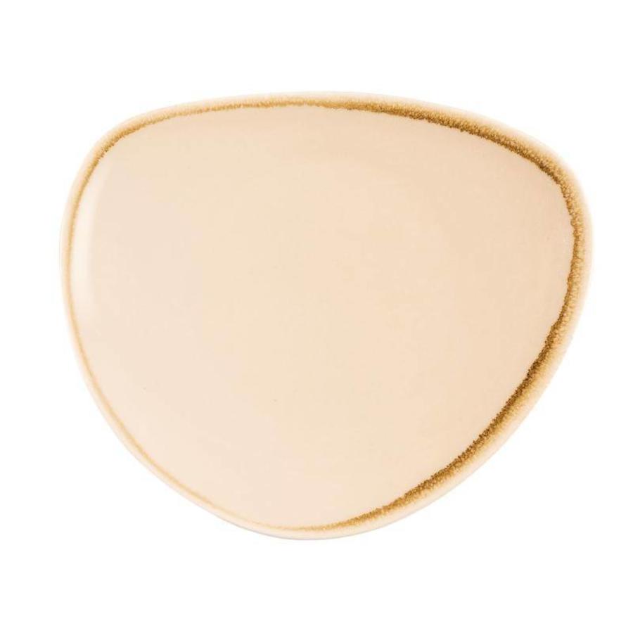 Dreieckige Ofenplatten | Sandstein | 23 cm | 6 Stück