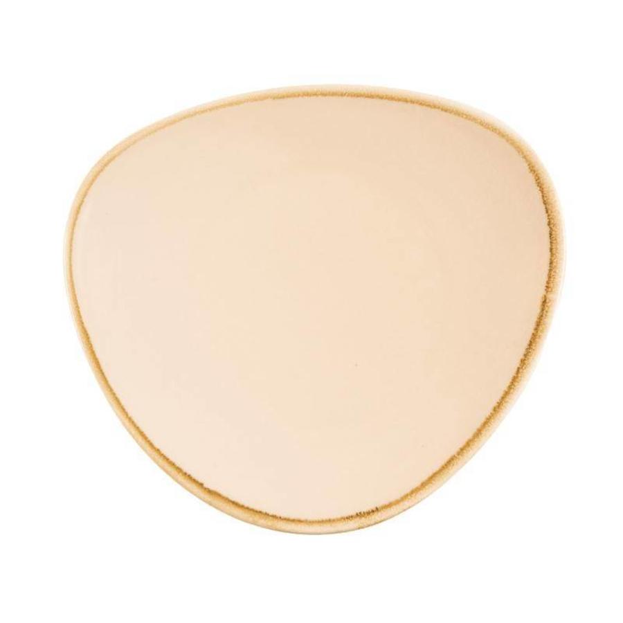 Kiln Triangular Plates | Sandstone | 28cm | 4 pieces