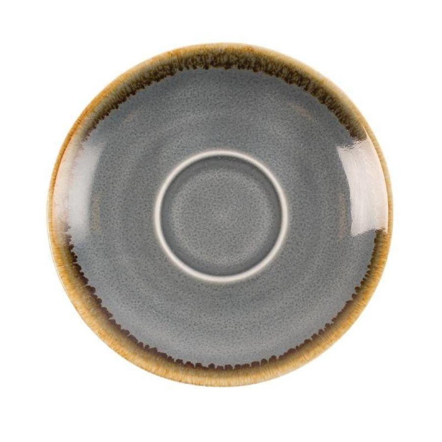 Kiln Espresso Saucers | Blue | 11.5cm | 6 pieces