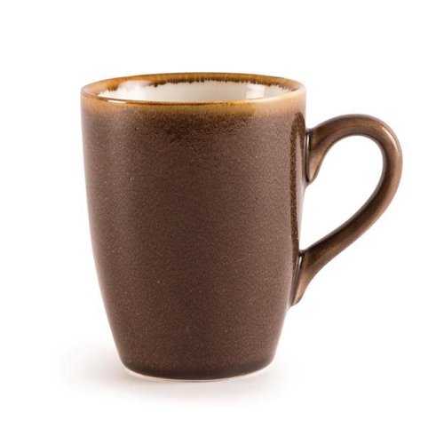  Olympia Kiln Mugs | Brown | 34cl | 6 pieces 