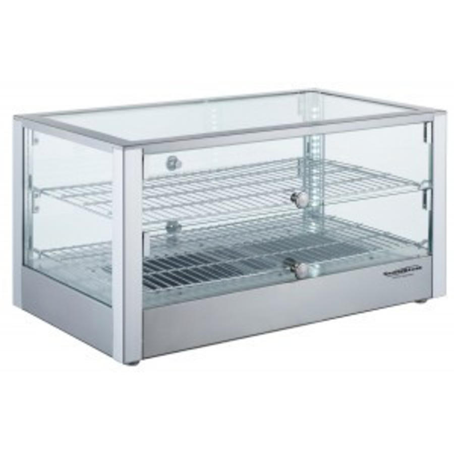Vitrine chauffante pour snacks | 2 grilles