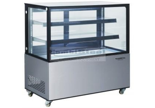  HorecaTraders Vitrine de comptoir en verre | 122x68x(h)127 cm 