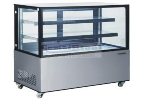  Combisteel Glass counter showcase | 152x68x (h) 122 cm 