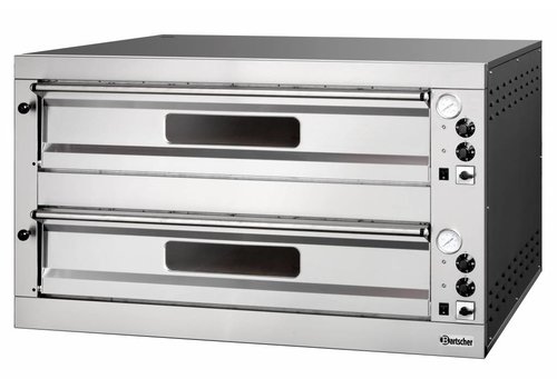  Bartscher Professionele Grote Pizzaoven 24.000 Watt | 18 Pizza's 