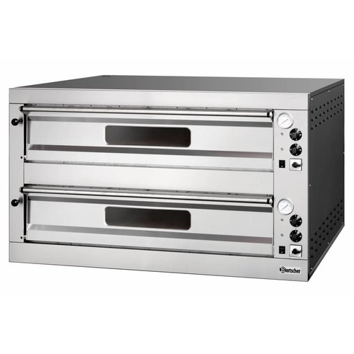  Bartscher Four à pizza professionnel de grande taille 24 000 watts | 18 pizzas 