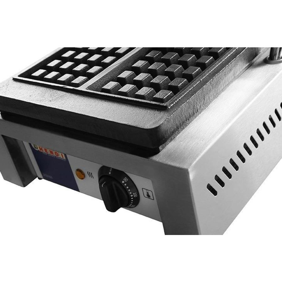 Stainless Steel Waffle Iron | Liege Waffles | 4x6CM