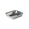 HorecaTraders Plateau à viande 25 x 22 x 6 cm