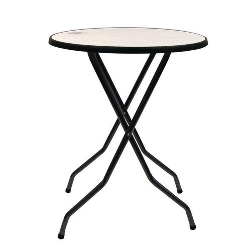  HorecaTraders Klappbarer stabiler Stehtisch | Ø85cmx(h)110 cm 