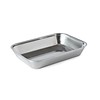 HorecaTraders Plateau à viande en acier inoxydable 32x23cm