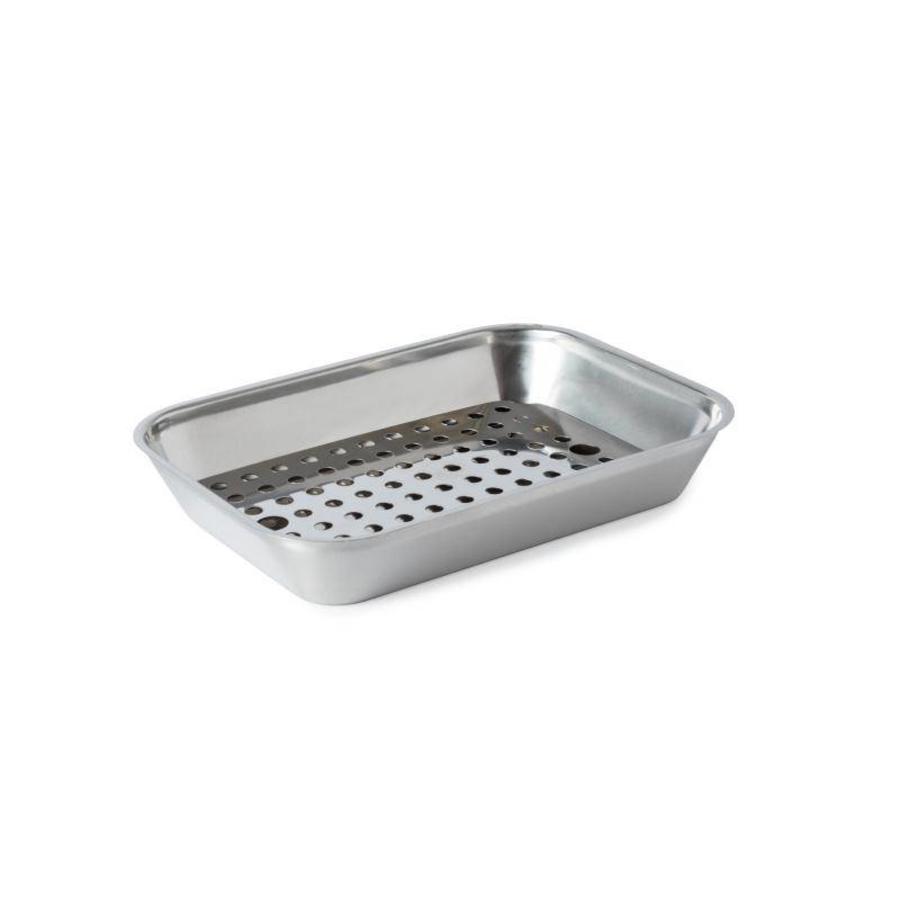 Stainless steel meat container 32x23cm