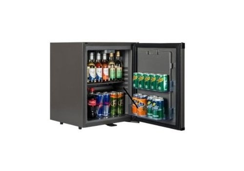  HorecaTraders Small Black Fridge | QUIET FRIDGE | 31L 