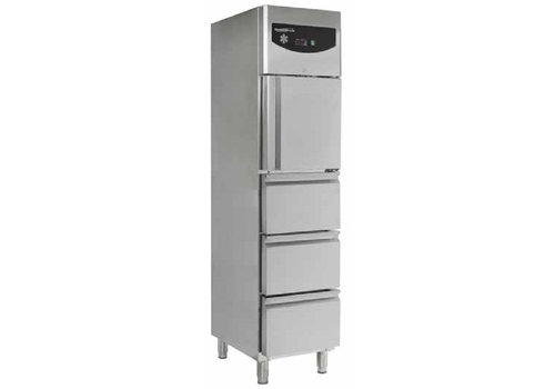  Combisteel Réfrigérateur avec 1 porte et 3 tiroirs | 350 litres 